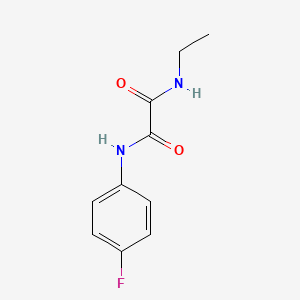 molecular formula C10H11FN2O2 B2864162 N-ethyl-N'-(4-fluorophenyl)oxamide CAS No. 357268-48-5