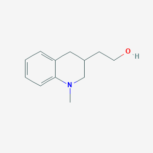 molecular formula C12H17NO B2864220 2-(1-methyl-3,4-dihydro-2H-quinolin-3-yl)ethanol CAS No. 165607-27-2