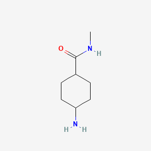 molecular formula C8H16N2O B2864236 4-amino-N-methylcyclohexane-1-carboxamide CAS No. 1016516-03-2