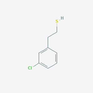 molecular formula C8H9ClS B2864263 2-(3-Chlorophenyl)ethanethiol CAS No. 1267263-12-6