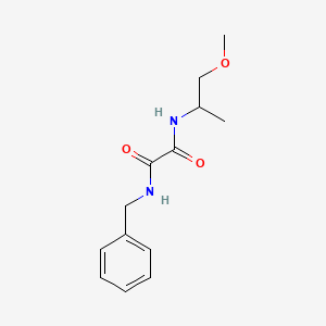 molecular formula C13H18N2O3 B2864309 N1-benzyl-N2-(1-methoxypropan-2-yl)oxalamide CAS No. 920225-03-2