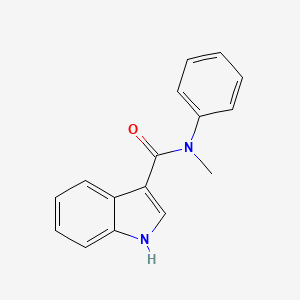 B2864330 N-methyl-N-phenyl-1H-indole-3-carboxamide CAS No. 85149-52-6
