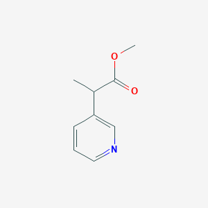 molecular formula C9H11NO2 B2864365 Methyl 2-(pyridin-3-yl)propanoate CAS No. 154369-12-7