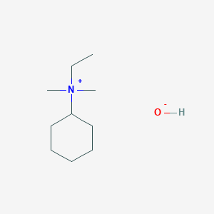 molecular formula C10H23NO B028644 N-Ethyl-N,N-dimethylcyclohexanaminium hydroxide CAS No. 105197-93-1
