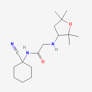 N-(1-Cyanocyclohexyl)-2-[(2,2,5,5-tetramethyloxolan-3-YL)amino]acetamide