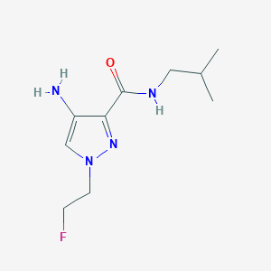 4-Amino-1-(2-fluoroethyl)-N-isobutyl-1H-pyrazole-3-carboxamide