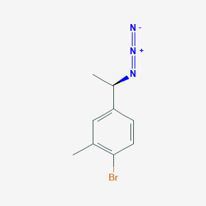 4-[(1R)-1-Azidoethyl]-1-bromo-2-methylbenzene
