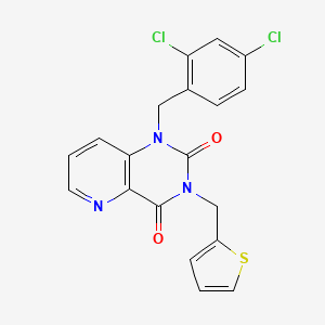 1-(2,4-dichlorobenzyl)-3-(thiophen-2-ylmethyl)pyrido[3,2-d]pyrimidine-2,4(1H,3H)-dione
