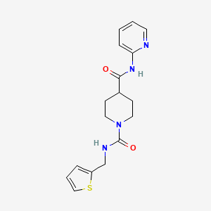 N4-(pyridin-2-yl)-N1-(thiophen-2-ylmethyl)piperidine-1,4-dicarboxamide