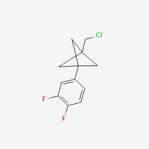 1-(Chloromethyl)-3-(3,4-difluorophenyl)bicyclo[1.1.1]pentane