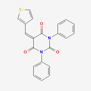 1,3-Diphenyl-5-(thiophen-3-ylmethylidene)-1,3-diazinane-2,4,6-trione