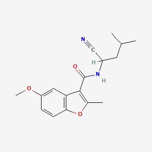 N-(1-cyano-3-methylbutyl)-5-methoxy-2-methyl-1-benzofuran-3-carboxamide