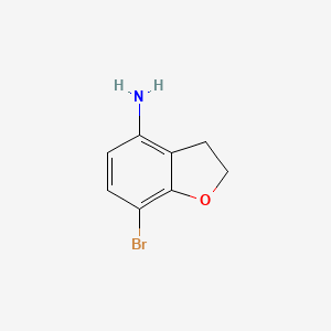 7-Bromo-2,3-dihydro-1-benzofuran-4-amine