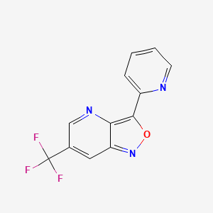 3-(2-Pyridinyl)-6-(trifluoromethyl)isoxazolo[4,3-b]pyridine
