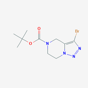tert-butyl 3-bromo-6,7-dihydro-[1,2,3]triazolo[1,5-a]pyrazine-5(4H)-carboxylate