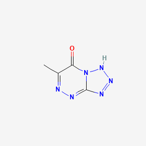 molecular formula C4H4N6O B2864573 6-methyltetrazolo[5,1-c][1,2,4]triazin-7(4H)-one CAS No. 91144-36-4