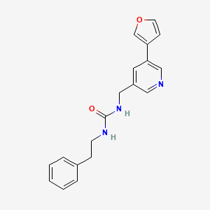 1-((5-(Furan-3-yl)pyridin-3-yl)methyl)-3-phenethylurea