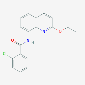 2-chloro-N-(2-ethoxyquinolin-8-yl)benzamide