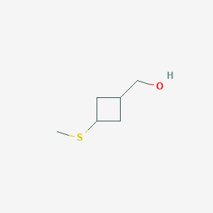 molecular formula C6H12OS B2864590 (3-Methylsulfanylcyclobutyl)methanol CAS No. 1889175-74-9