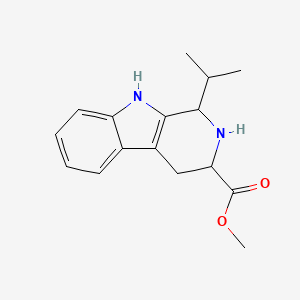 molecular formula C16H20N2O2 B2864667 methyl 1-propan-2-yl-2,3,4,9-tetrahydro-1H-pyrido[3,4-b]indole-3-carboxylate CAS No. 1132929-52-2