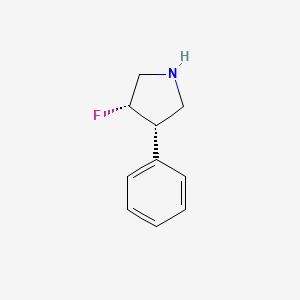molecular formula C10H12FN B2864678 (3S,4S)-3-Fluoro-4-phenylpyrrolidine CAS No. 2227705-74-8