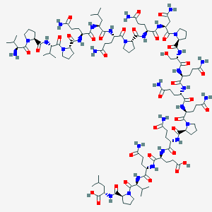 molecular formula C109H175N31O35 B028647 Gliadin peptide CT-1 CAS No. 102362-76-5