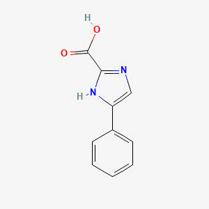 molecular formula C10H8N2O2 B2864841 5-phenyl-1H-imidazole-2-carboxylic acid CAS No. 41270-74-0