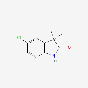 molecular formula C10H10ClNO B2864852 5-Chloro-3,3-dimethylindolin-2-one CAS No. 74492-46-9