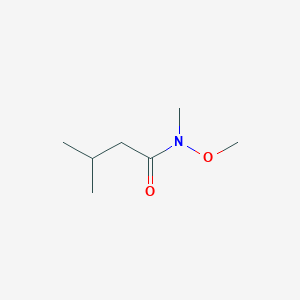 molecular formula C7H15NO2 B2864934 N-methoxy-N,3-dimethylbutanamide CAS No. 147356-77-2
