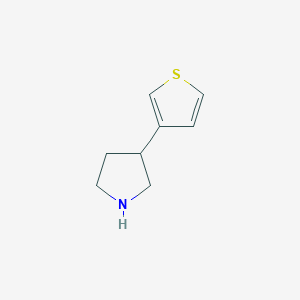 molecular formula C8H11NS B2864967 3-(Thiophen-3-yl)pyrrolidine CAS No. 1231907-58-6