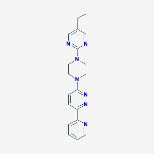 3-[4-(5-Ethylpyrimidin-2-yl)piperazin-1-yl]-6-pyridin-2-ylpyridazine