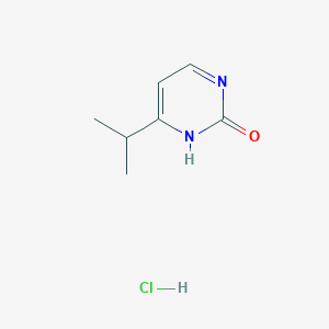 B2865098 4-Isopropyl-2-pyrimidinol hydrochloride CAS No. 1243250-08-9; 1987057-96-4