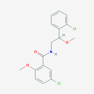 5-chloro-N-(2-(2-chlorophenyl)-2-methoxyethyl)-2-methoxybenzamide