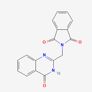2-[(4-oxo-3,4-dihydroquinazolin-2-yl)methyl]-2,3-dihydro-1H-isoindole-1,3-dione