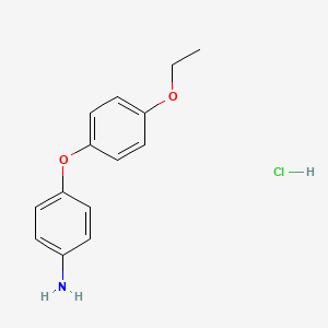 B2865277 4-(4-Ethoxyphenoxy)aniline hydrochloride CAS No. 51690-67-6; 6889-04-9