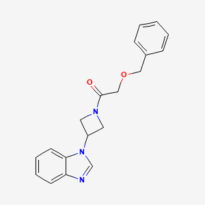 1-[3-(Benzimidazol-1-yl)azetidin-1-yl]-2-phenylmethoxyethanone