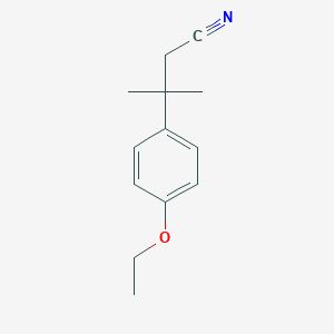 3-(4-Ethoxyphenyl)-3-methylbutanenitrile