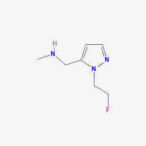 1-[2-(2-Fluoroethyl)pyrazol-3-yl]-N-methylmethanamine