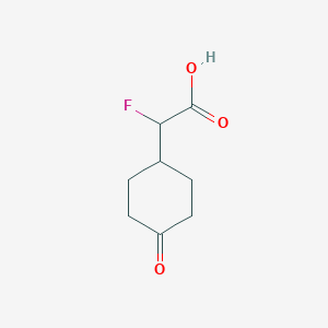 2-Fluoro-2-(4-oxocyclohexyl)acetic acid