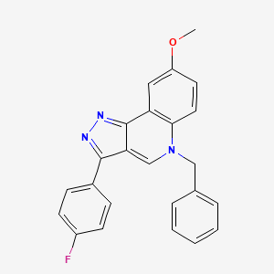 5-benzyl-3-(4-fluorophenyl)-8-methoxy-5H-pyrazolo[4,3-c]quinoline