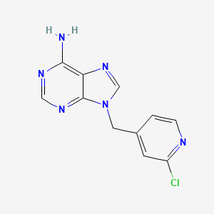 9-[(2-chloropyridin-4-yl)methyl]-9H-purin-6-amine