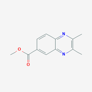 molecular formula C12H12N2O2 B2865465 Methyl 2,3-dimethylquinoxaline-6-carboxylate CAS No. 32461-66-8