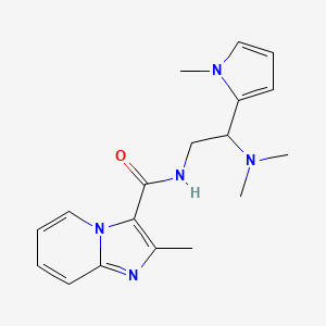 N-(2-(dimethylamino)-2-(1-methyl-1H-pyrrol-2-yl)ethyl)-2-methylimidazo[1,2-a]pyridine-3-carboxamide