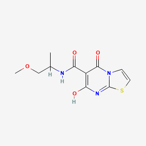 7-hydroxy-N-(1-methoxypropan-2-yl)-5-oxo-5H-thiazolo[3,2-a]pyrimidine-6-carboxamide