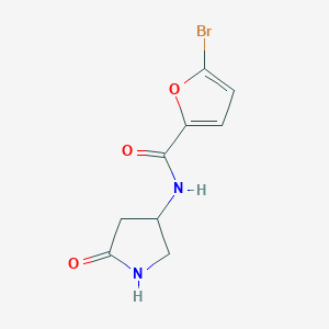 5-bromo-N-(5-oxopyrrolidin-3-yl)furan-2-carboxamide