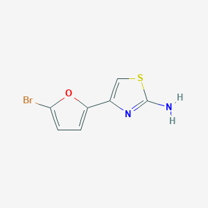 4-(5-Bromofuran-2-yl)-1,3-thiazol-2-amine