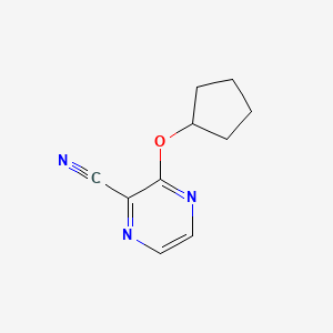 3-(Cyclopentyloxy)pyrazine-2-carbonitrile