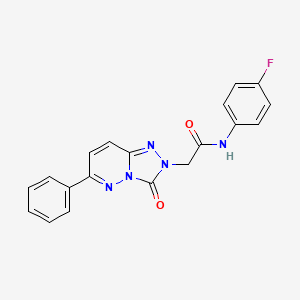 N-(4-fluorophenyl)-2-(3-oxo-6-phenyl-[1,2,4]triazolo[4,3-b]pyridazin-2(3H)-yl)acetamide