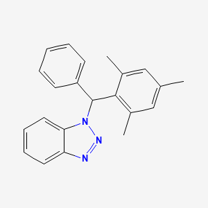 1-[Phenyl(2,4,6-trimethylphenyl)methyl]-1H-1,2,3-benzotriazole