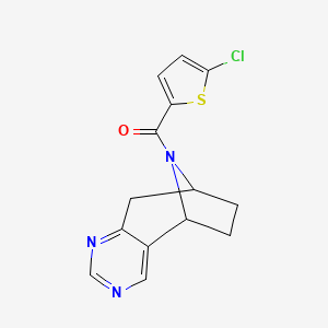 (5-chlorothiophen-2-yl)((5R,8S)-6,7,8,9-tetrahydro-5H-5,8-epiminocyclohepta[d]pyrimidin-10-yl)methanone